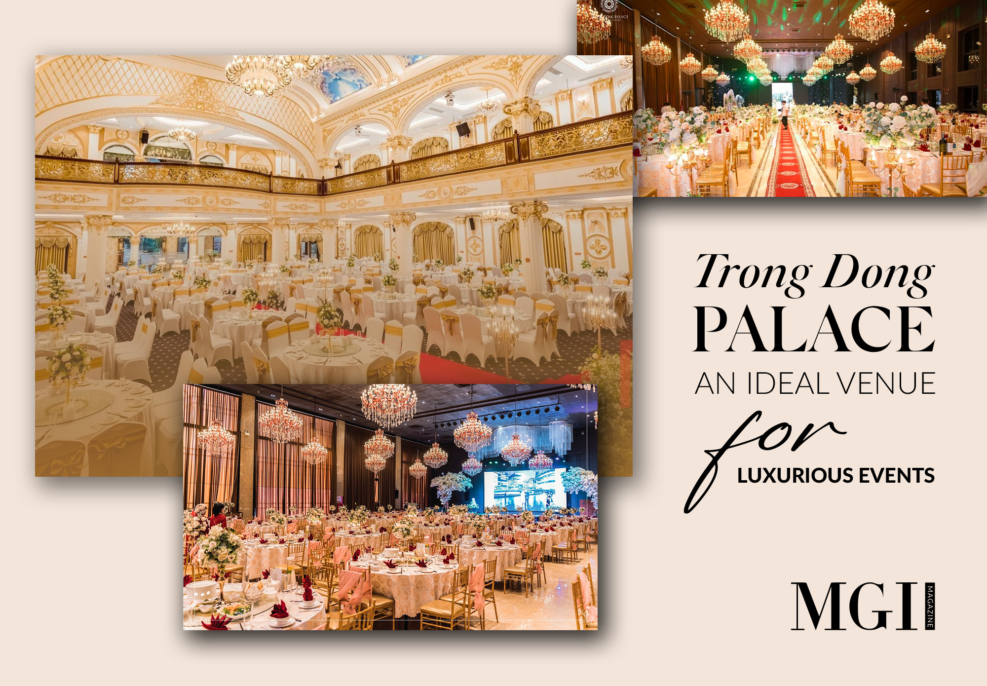 Trong Dong Palace - the ideal venue for luxurious events